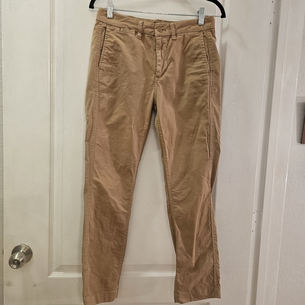 J. CREW women's size 24 slim broken in boyfriend pants